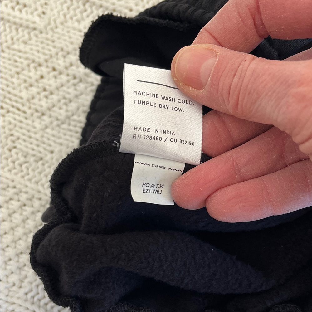 Pact Organic Brushed Fleece Sweatshirt and Sweatpant Set Sz S - Picture 12 of 13